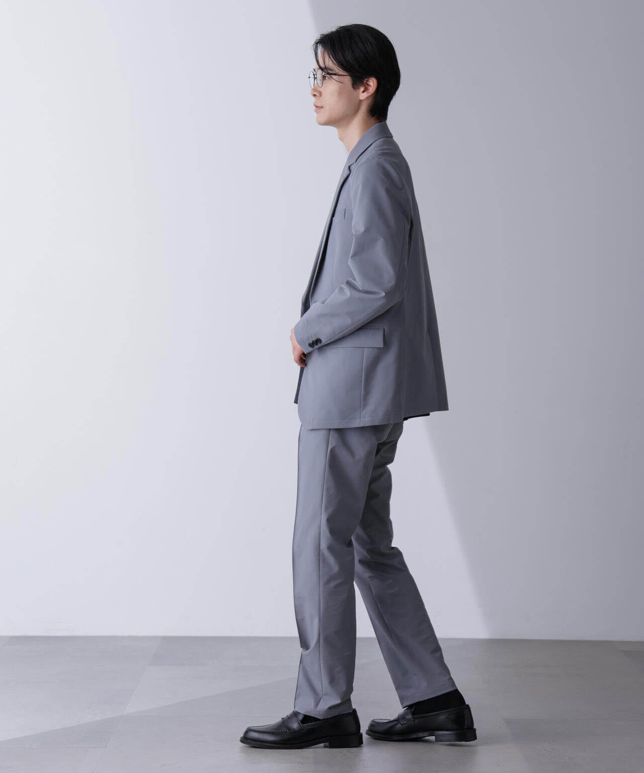 「N JACKET PREMIUM」TEXBRID(R)撥水ウラドットストレッチジャケット(セットアップ可)