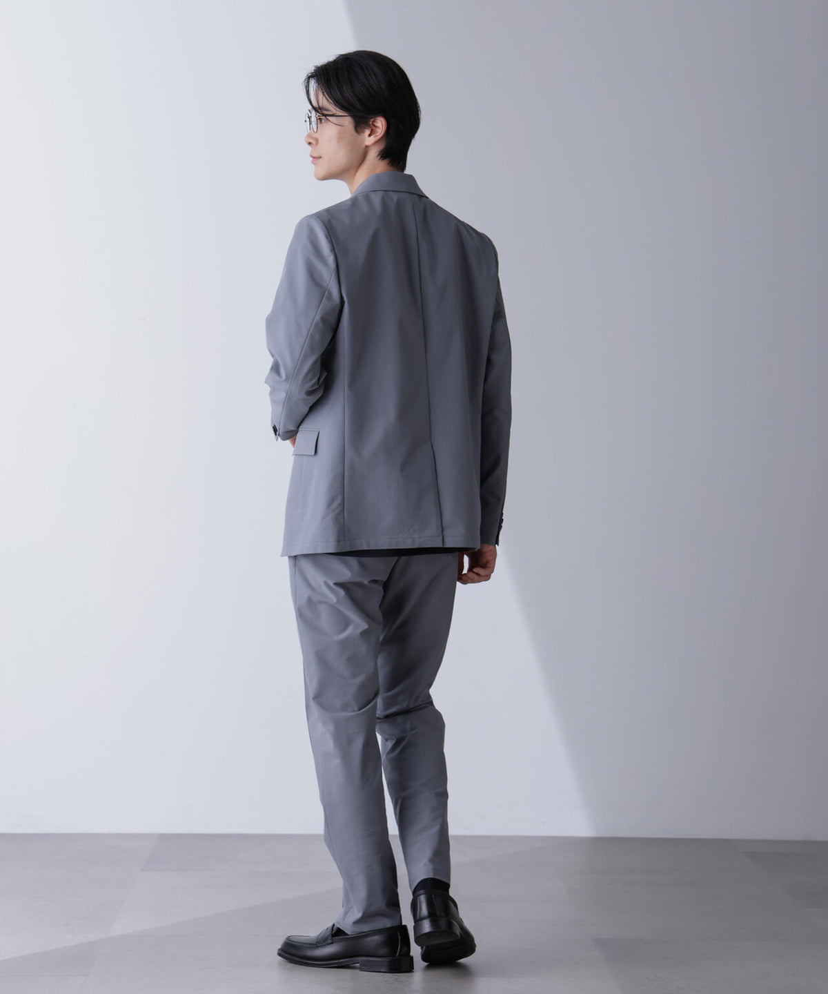 「N JACKET PREMIUM」TEXBRID(R)撥水ウラドットストレッチジャケット(セットアップ可)