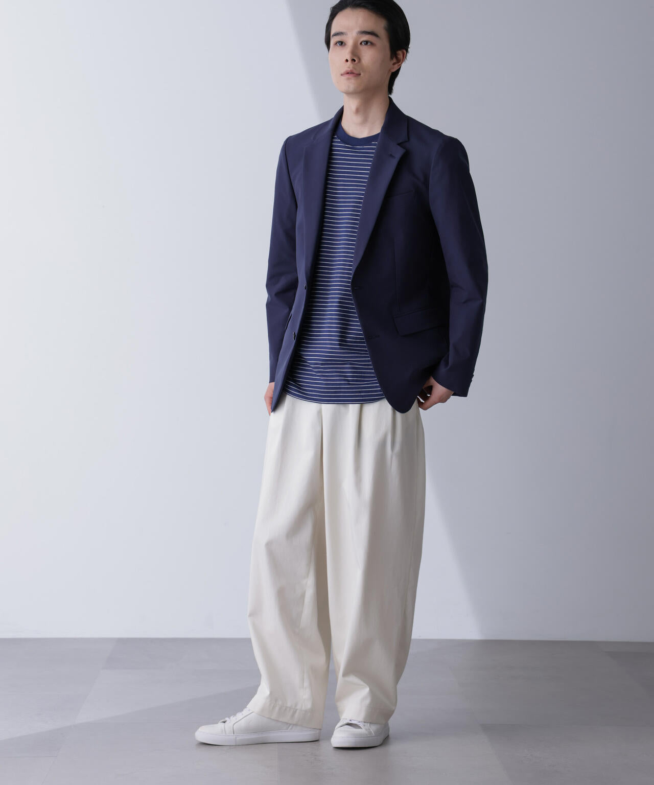 「N JACKET PREMIUM」TEXBRID(R)撥水ウラドットストレッチジャケット(セットアップ可)