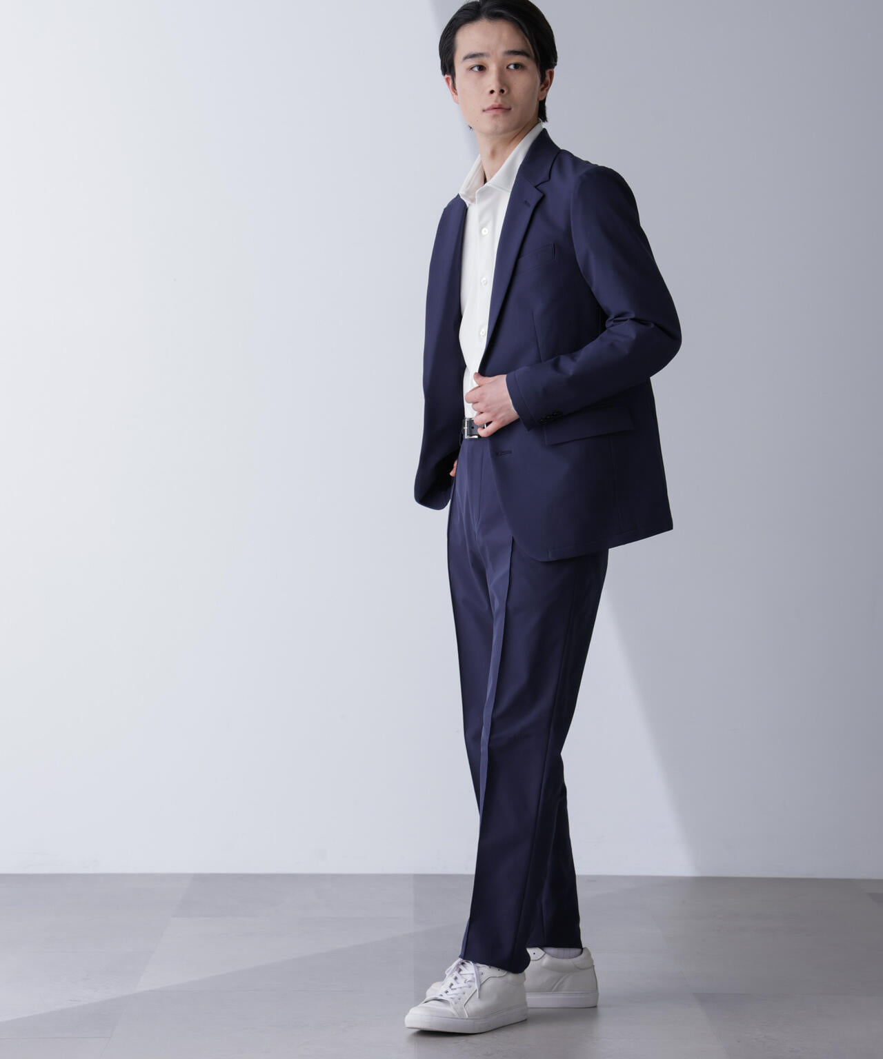 「N JACKET PREMIUM」TEXBRID(R)撥水ウラドットストレッチジャケット(セットアップ可)