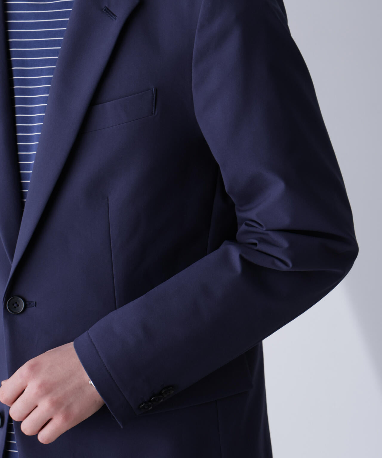 「N JACKET PREMIUM」TEXBRID(R)撥水ウラドットストレッチジャケット(セットアップ可)