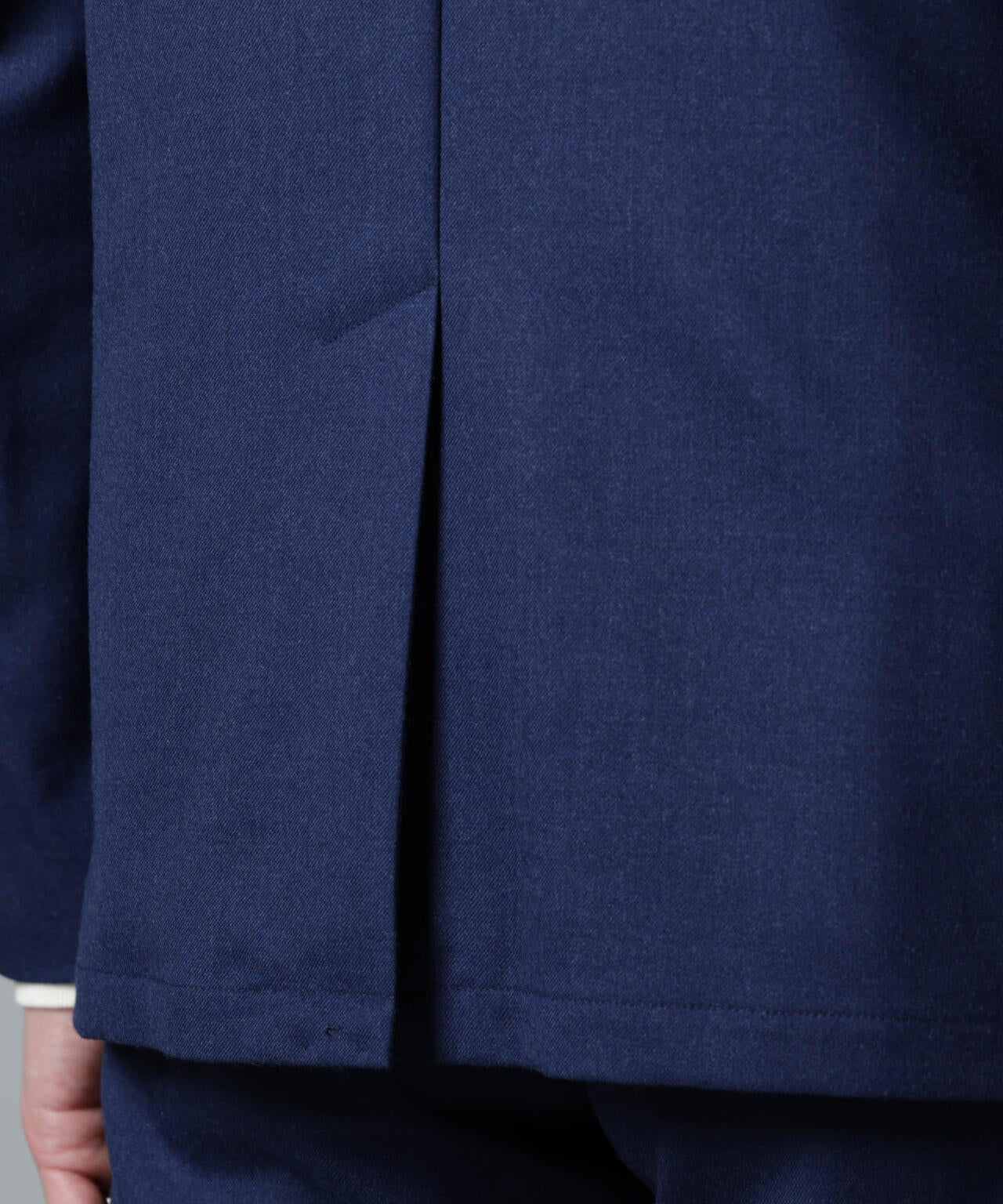 「N JACKET PREMIUM」RENU(R)ウール混洗えるサキソニージャケット(セットアップ可)