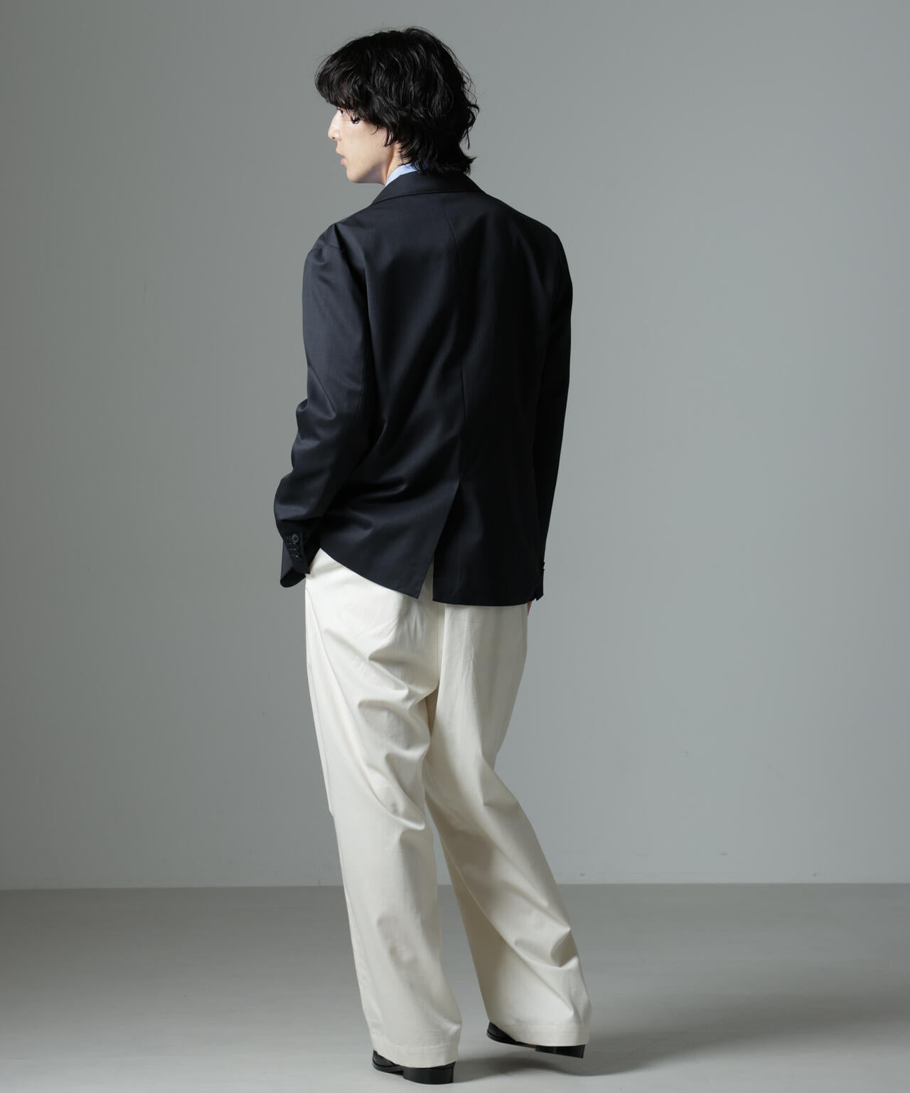 「N JACKET PREMIUM」RENU(R)T/Wシャドーチェックジャケット(セットアップ可)