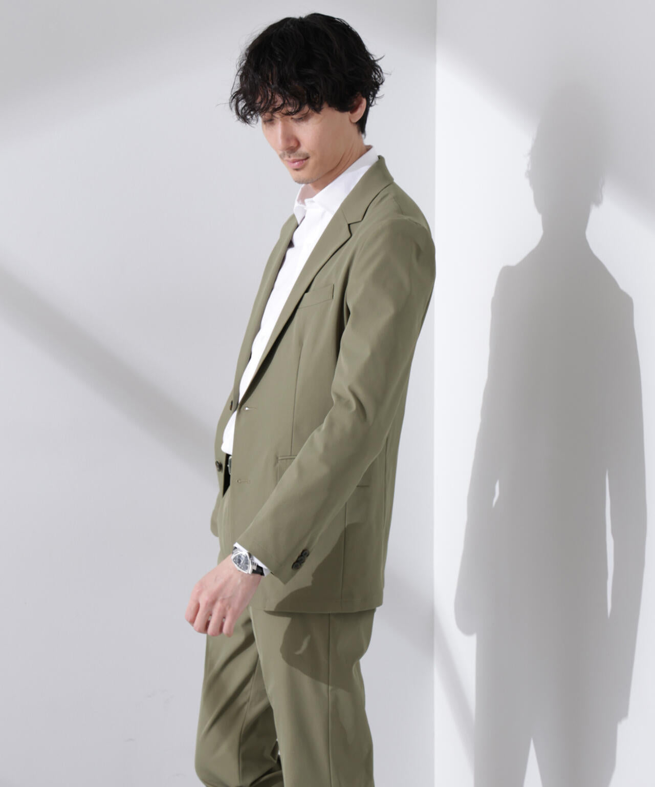 「Damerino」RE;NAPES(R) ツイルストレッチセットアップ