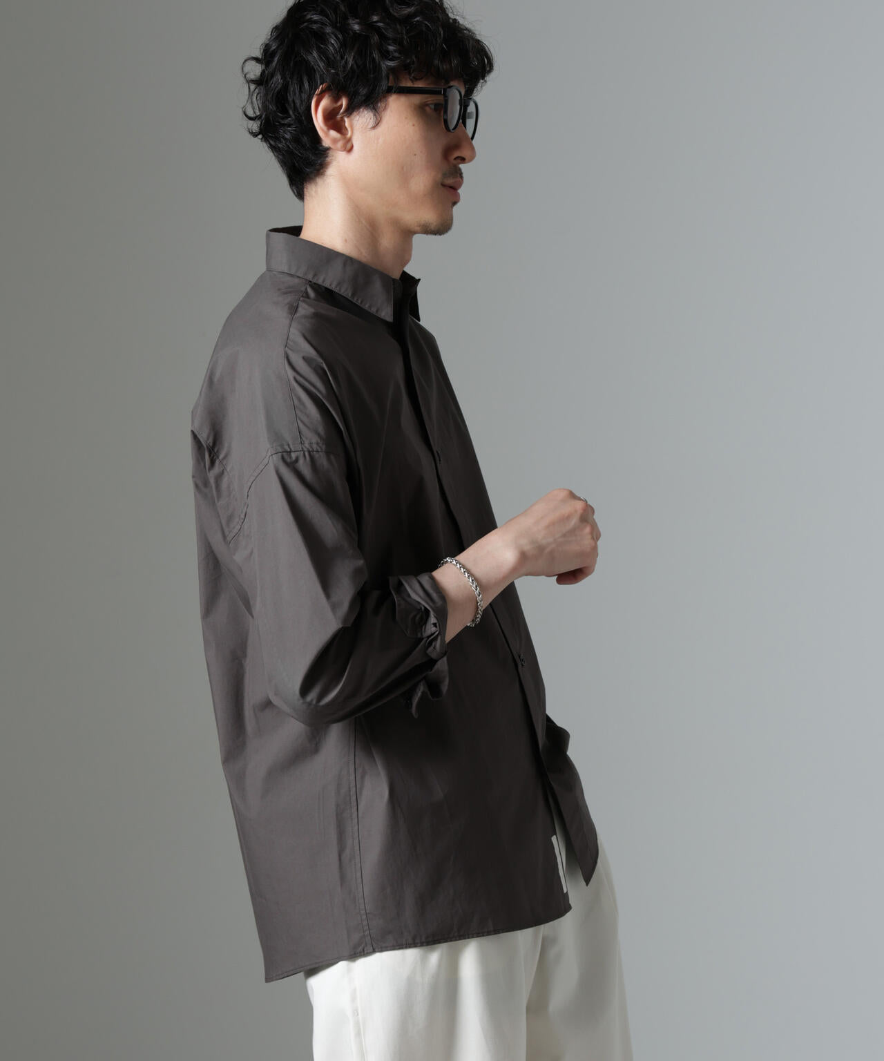 「大人のワイドシャツ」レギュラーカラー 長袖