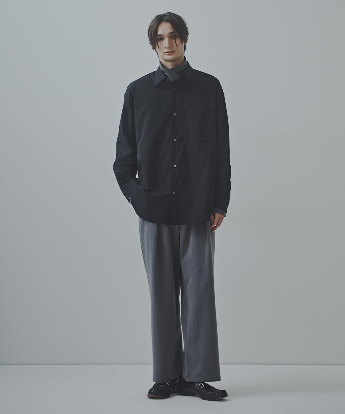 「Commonuse」SOLOTEX リラクシングプレーンシャツ