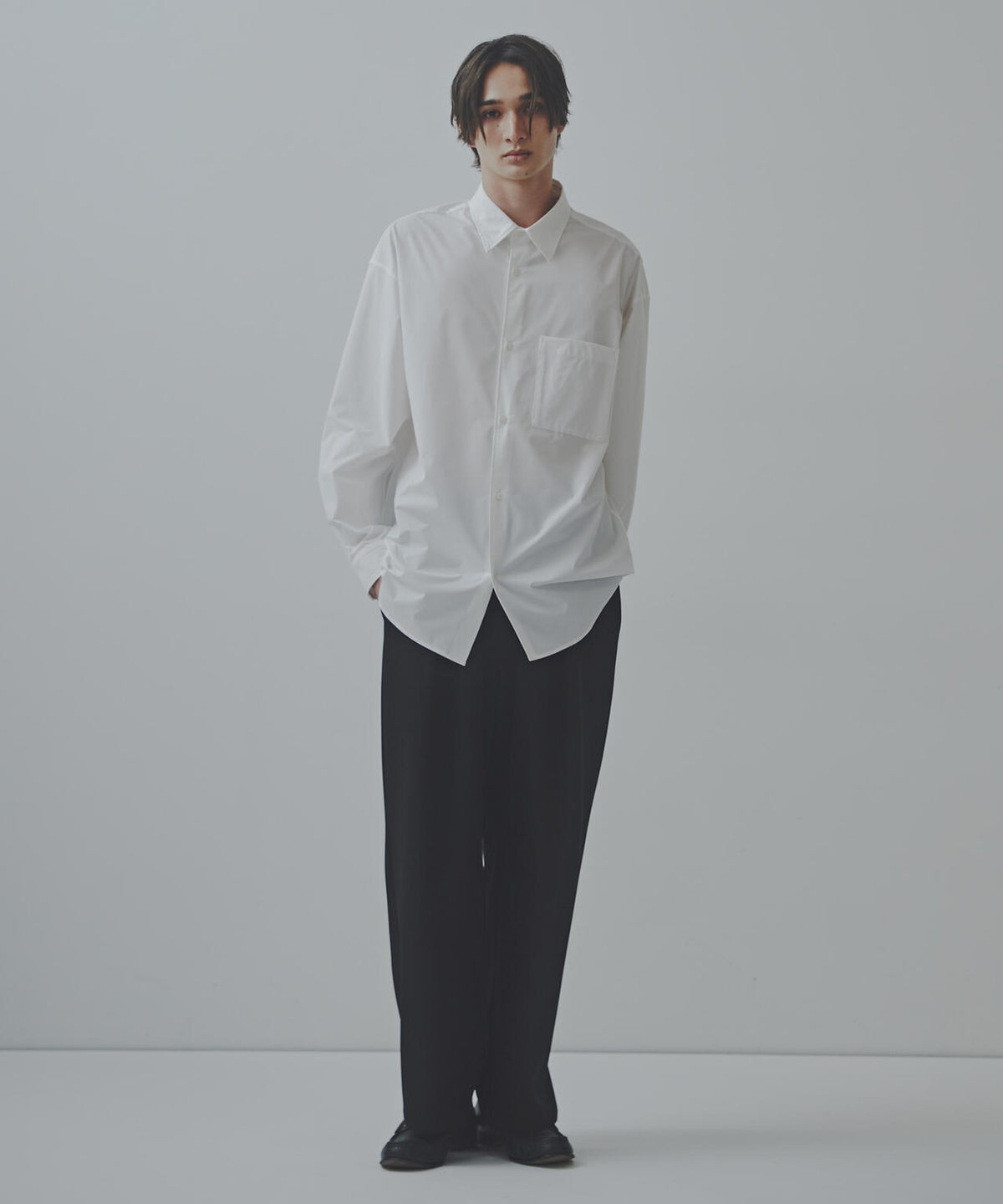 「Commonuse」SOLOTEX リラクシングプレーンシャツ