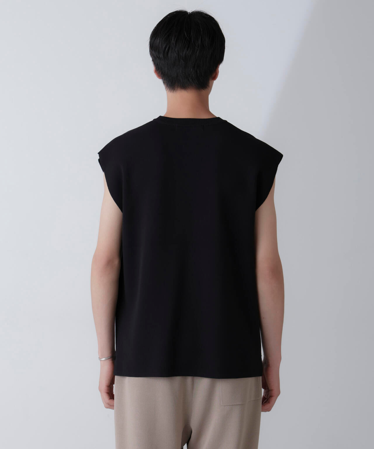 14ゲージミラノリブニット タンクトップ(手洗い可能)