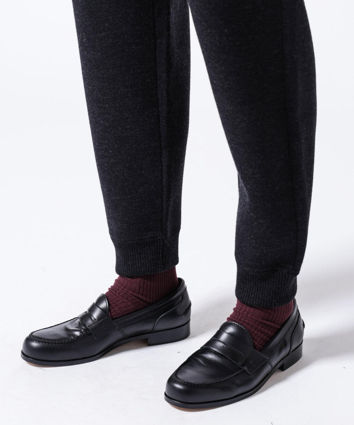「ASSEMBLANC」接結ウールニットパンツ