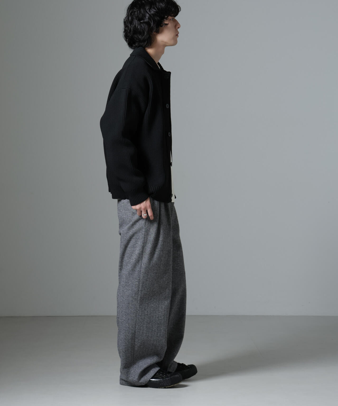 スポンディッシュニットブルゾン