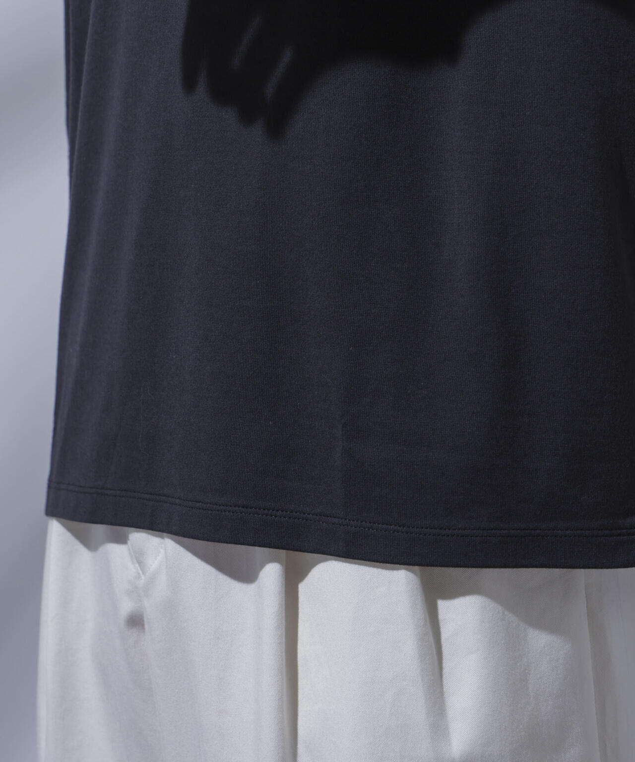 Anti Soaked(R) 汗染み防止 クルーネックワイドTシャツ七分袖