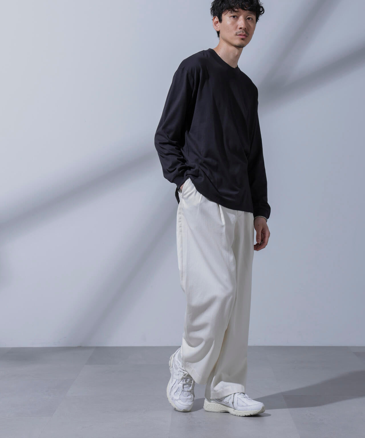 Anti Soaked(R) 汗染み防止 ビッグTシャツ 長袖