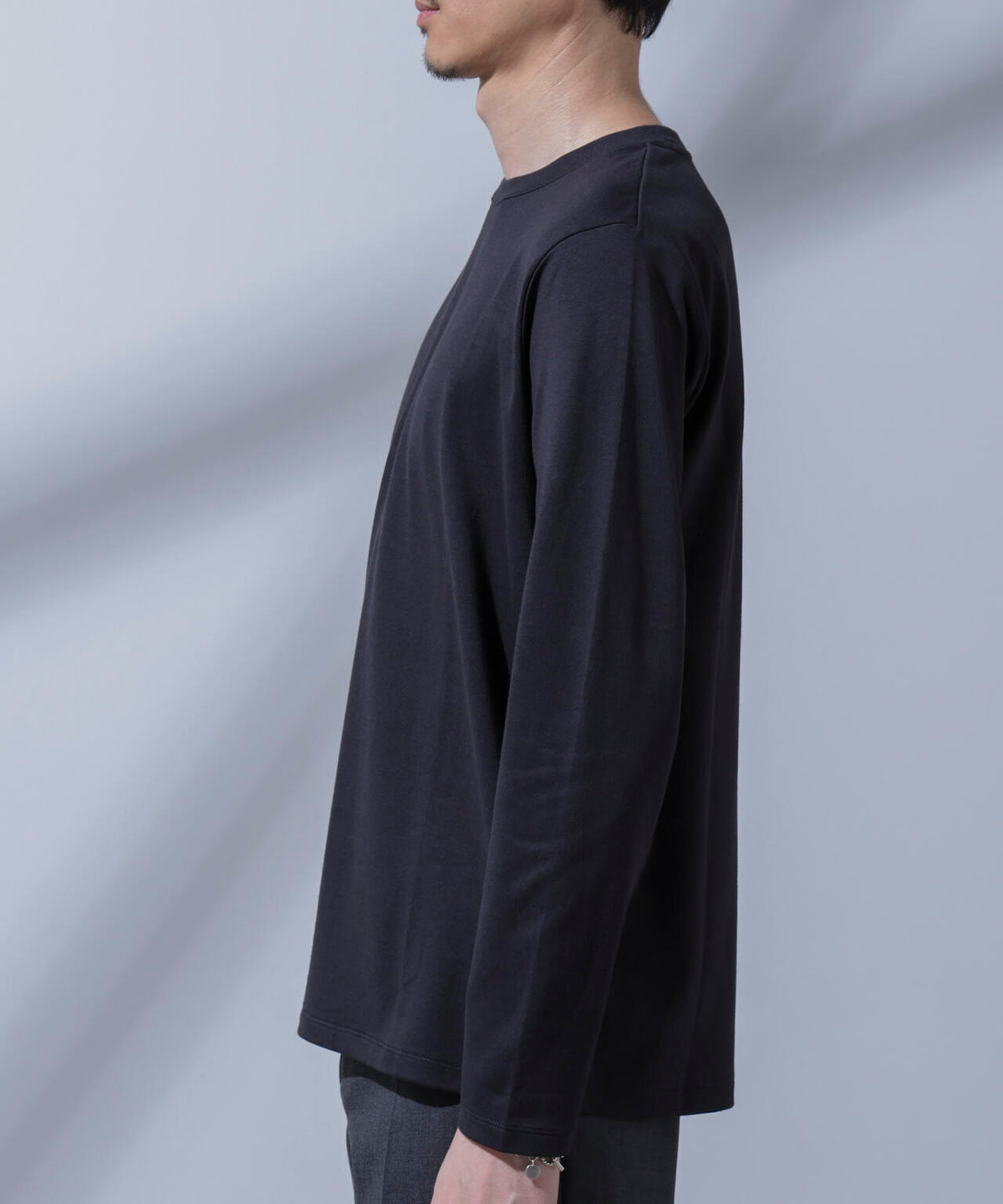 Anti Soaked(R)汗染み防止 クルーネックTシャツ 長袖
