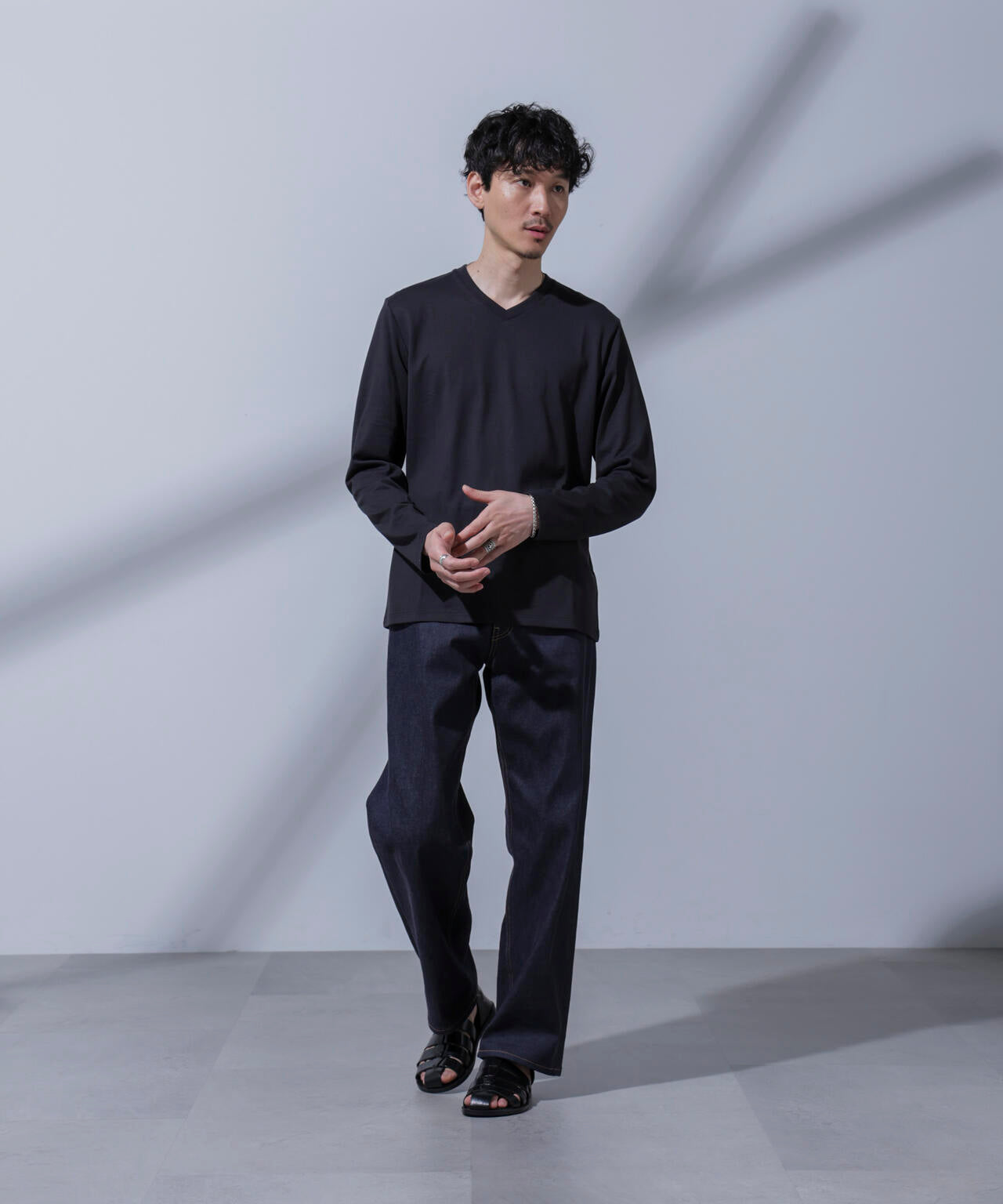 Anti Soaked(R) 汗染み防止 VネックTシャツ
