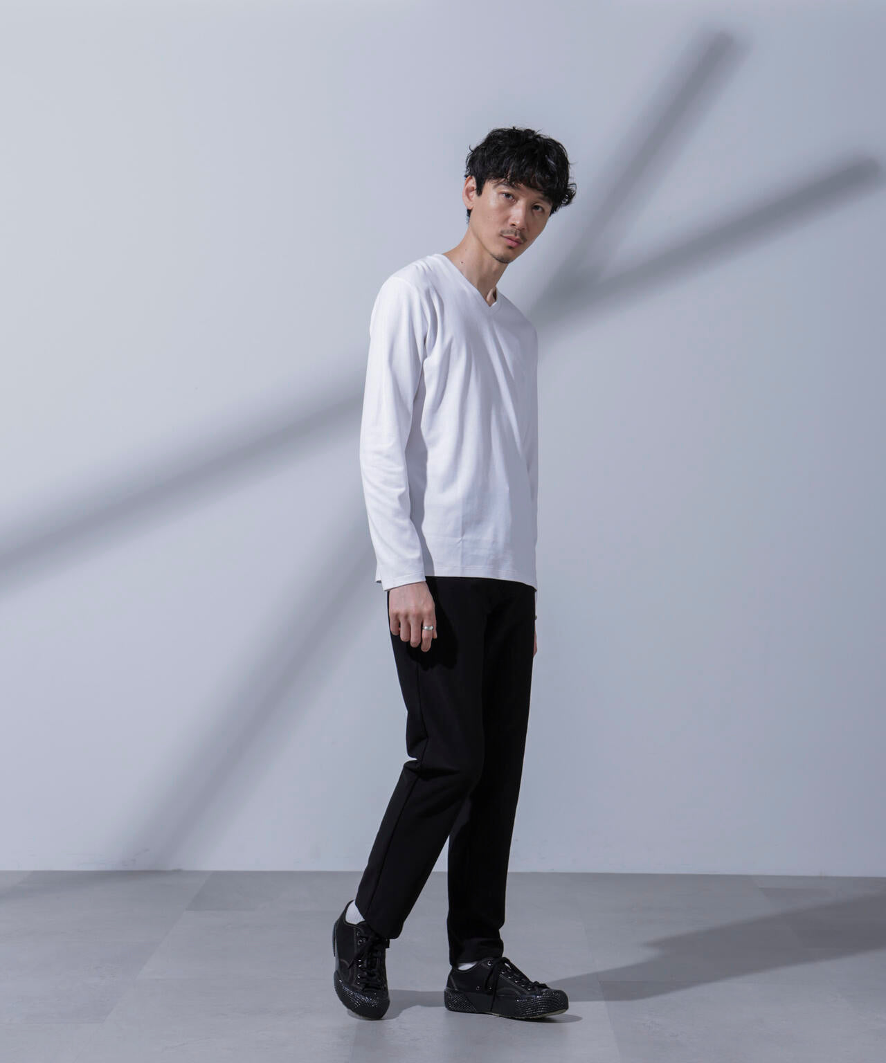 Anti Soaked(R) 汗染み防止 VネックTシャツ