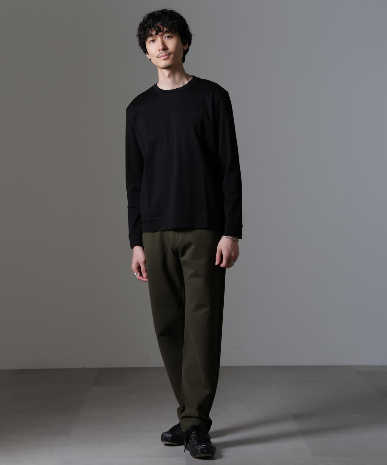 「FORMAL JERSEY」クルーネックカットソー長袖