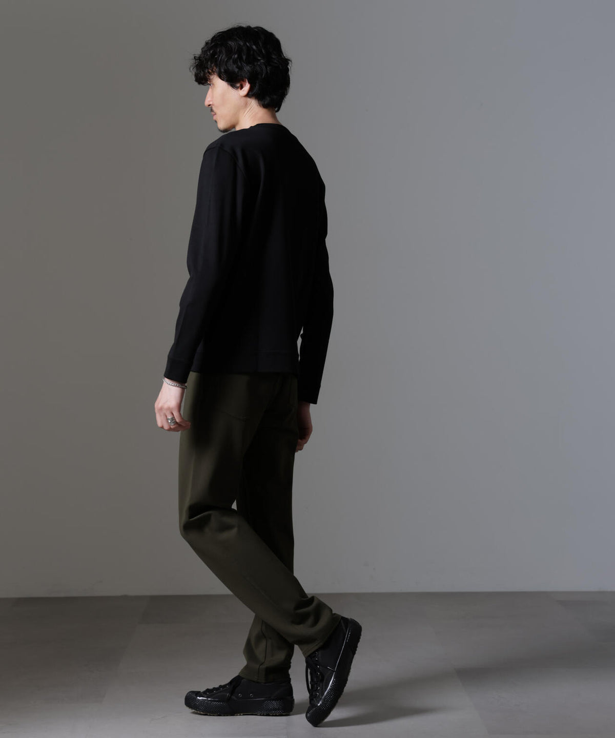 「FORMAL JERSEY」クルーネックカットソー長袖
