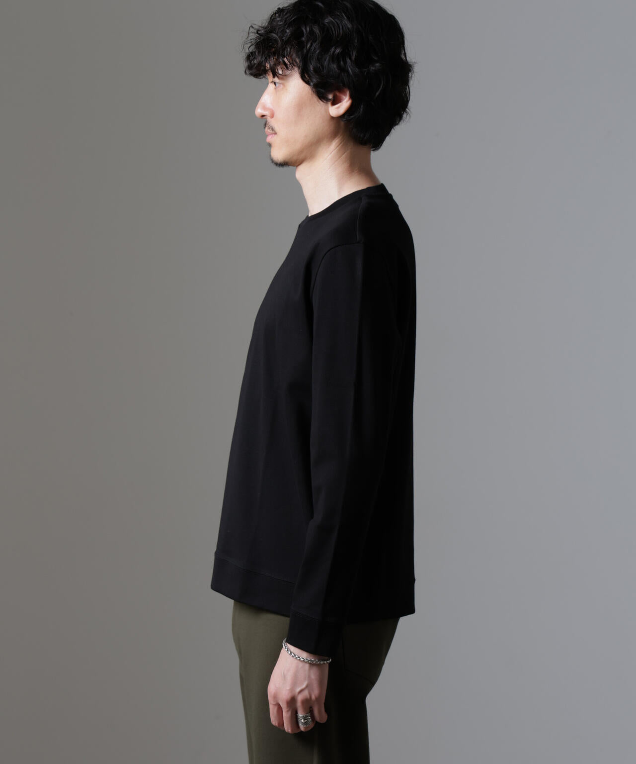 「FORMAL JERSEY」クルーネックカットソー長袖