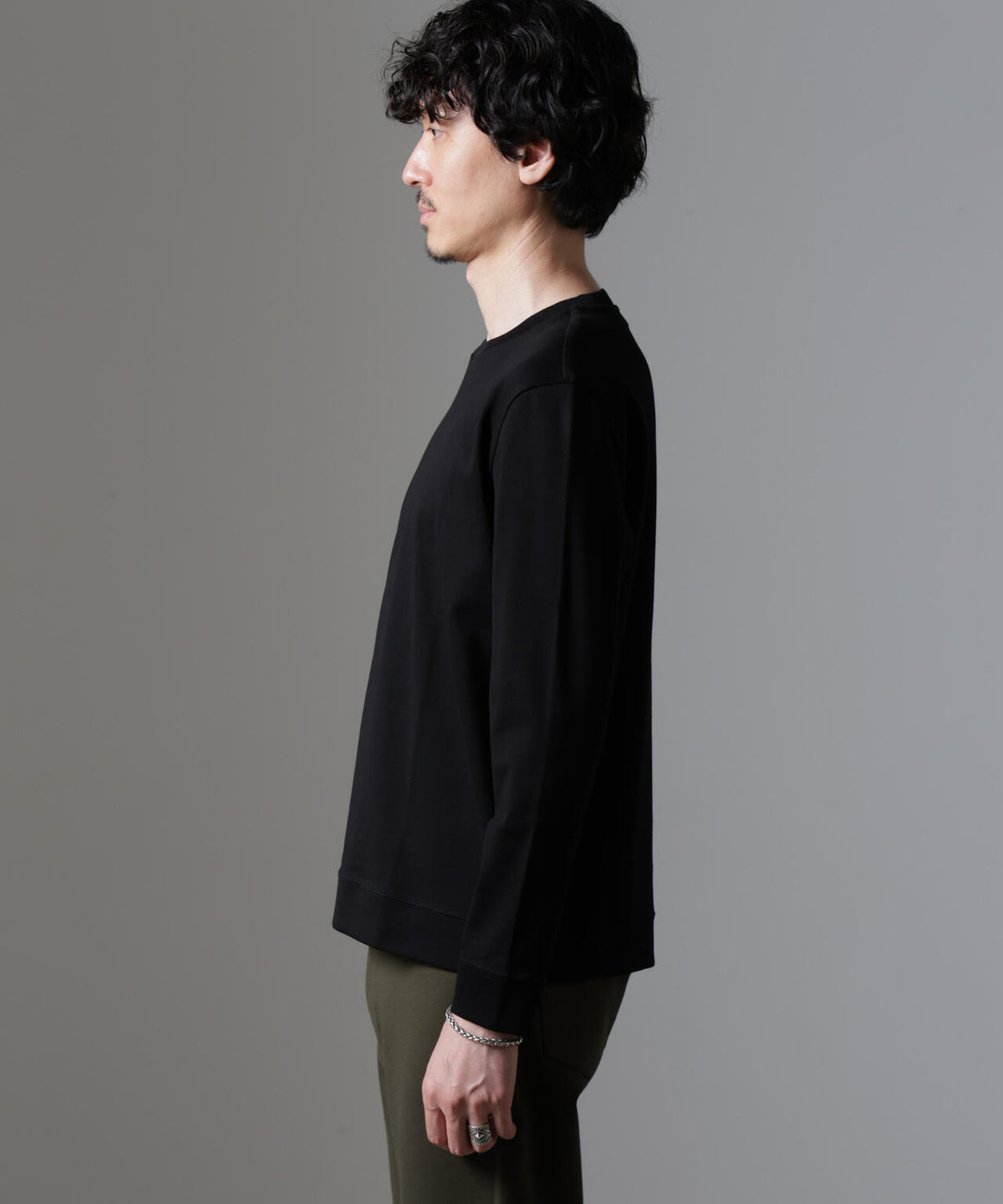 「FORMAL JERSEY」クルーネックカットソー長袖