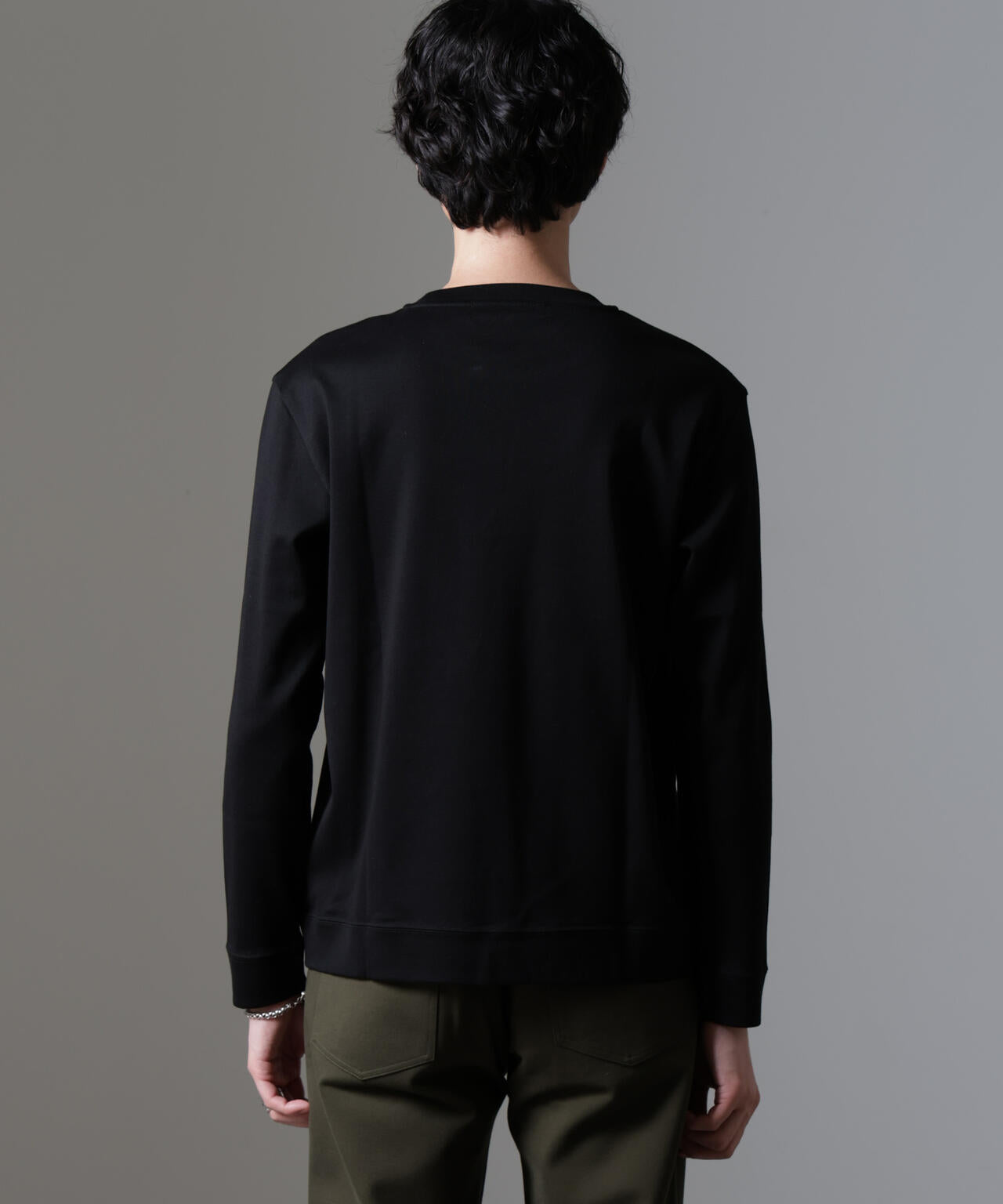 「FORMAL JERSEY」クルーネックカットソー長袖