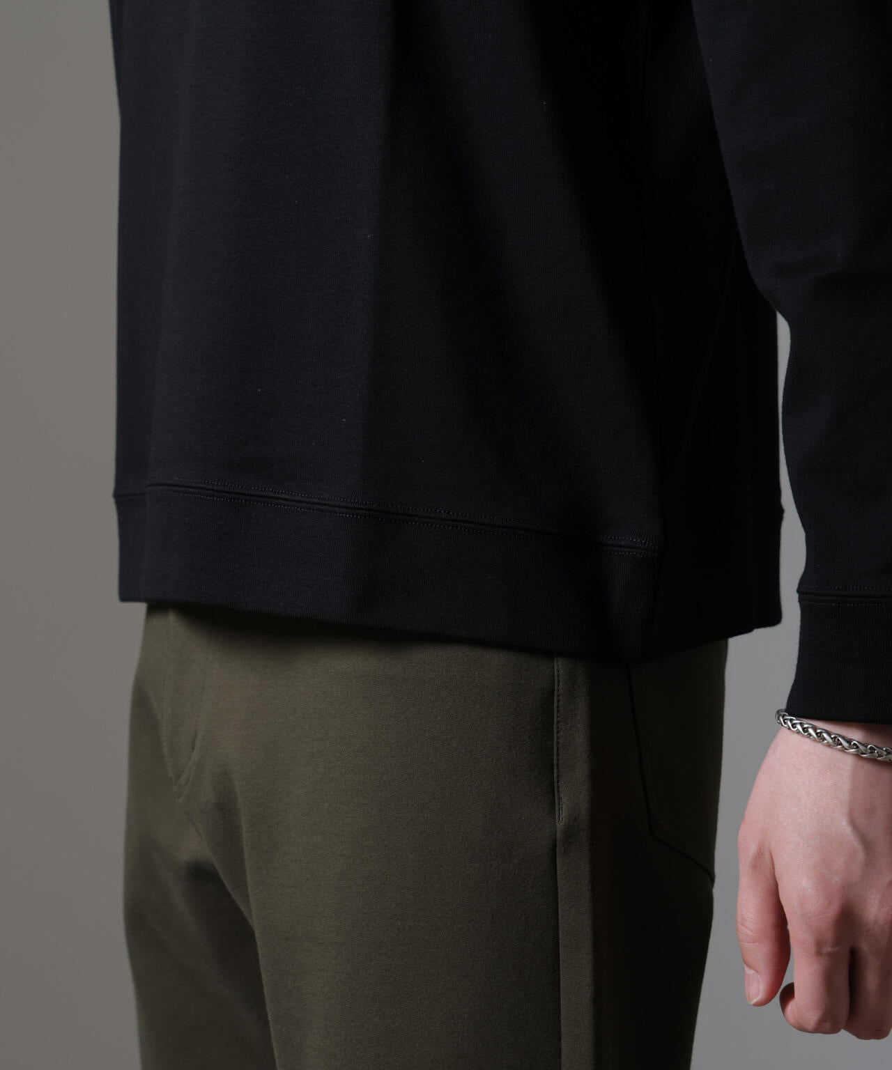 「FORMAL JERSEY」クルーネックカットソー長袖