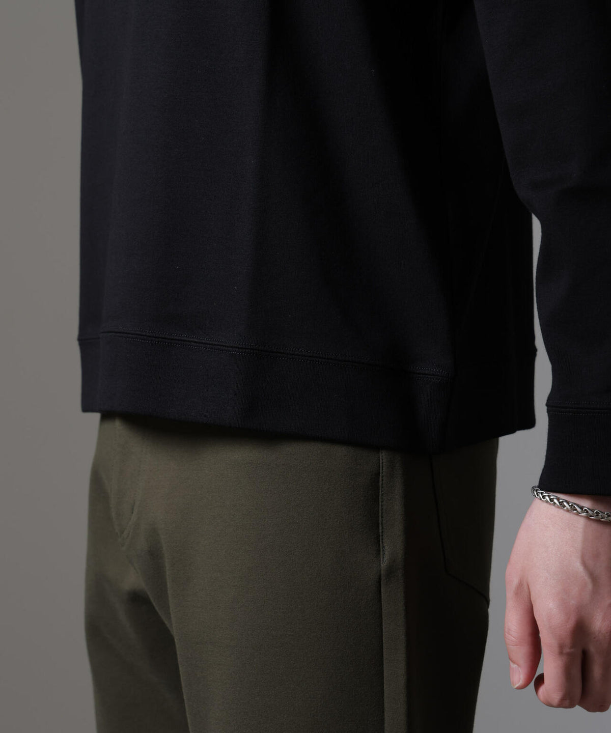 「FORMAL JERSEY」クルーネックカットソー長袖