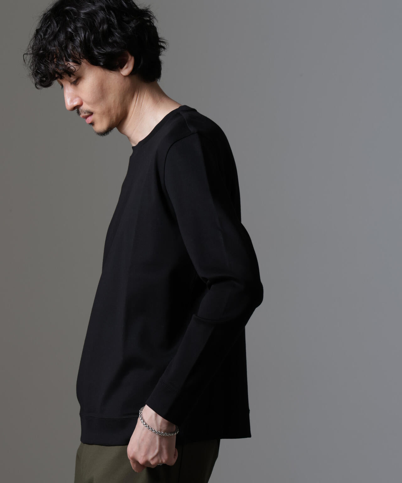 「FORMAL JERSEY」クルーネックカットソー長袖