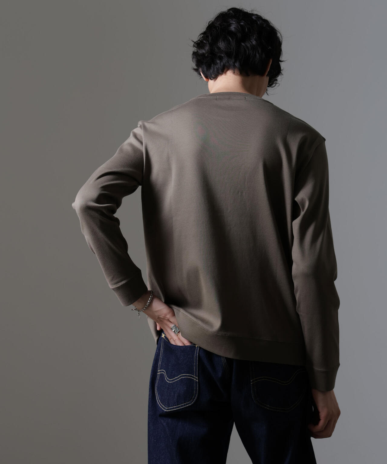 「FORMAL JERSEY」クルーネックカットソー長袖