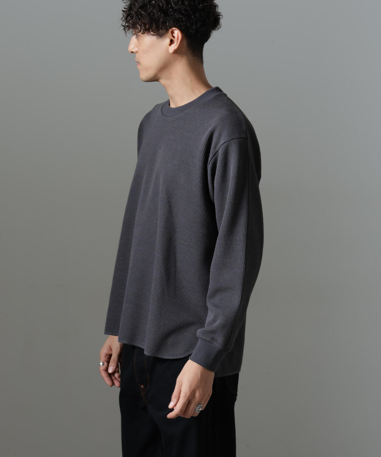 テクノワッフル ロングスリーブTシャツ
