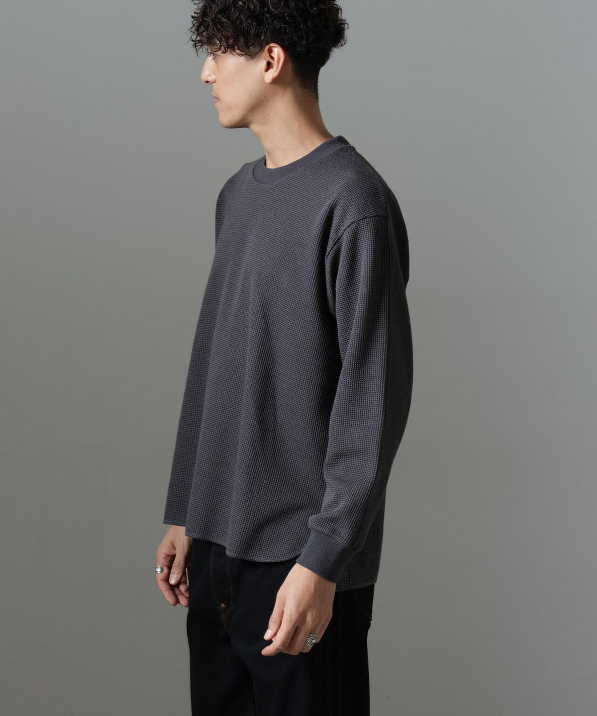 テクノワッフル ロングスリーブTシャツ