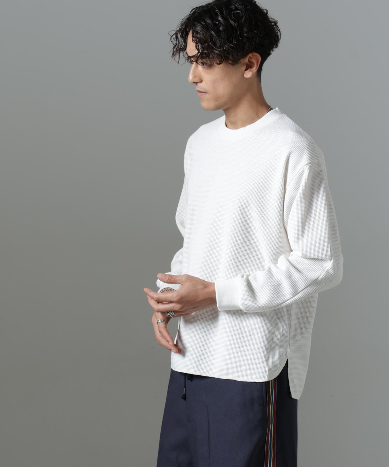 テクノワッフル ロングスリーブTシャツ