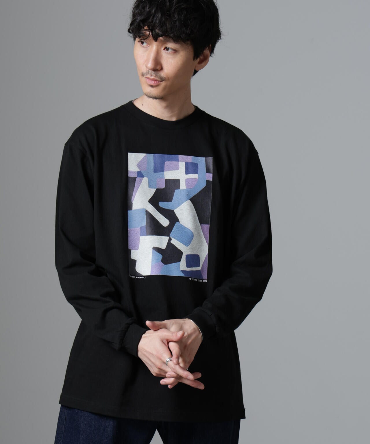 「着るアート」YUTAKA KAWAI ロングスリーブTEE