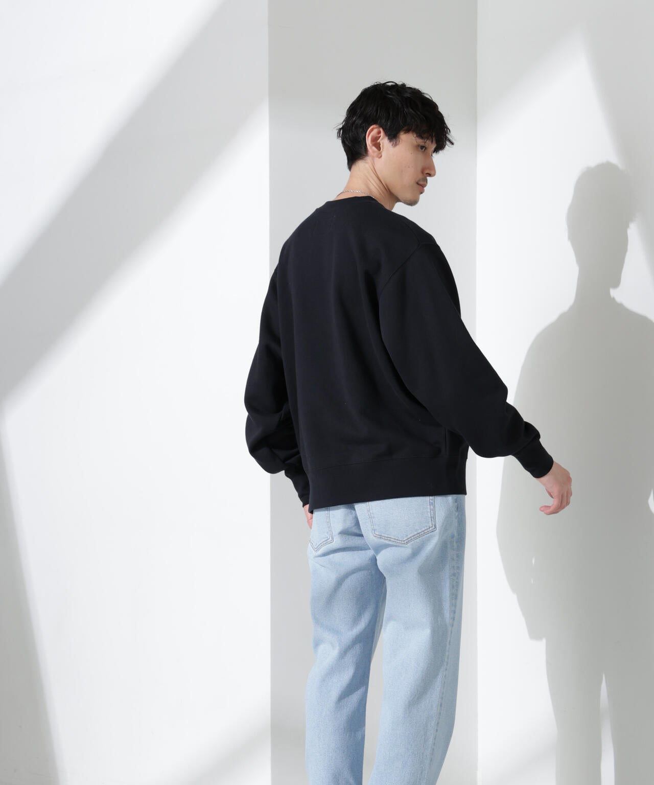 「KELTY×NANO universe」ミニロゴクルーネックスウェット