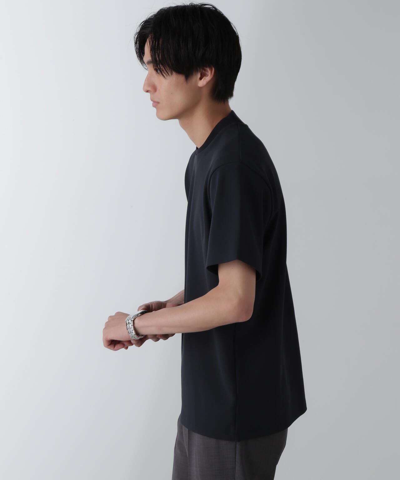 「N Tshirts」AQUARHYTHM(R)鹿の子ジャケT 半袖