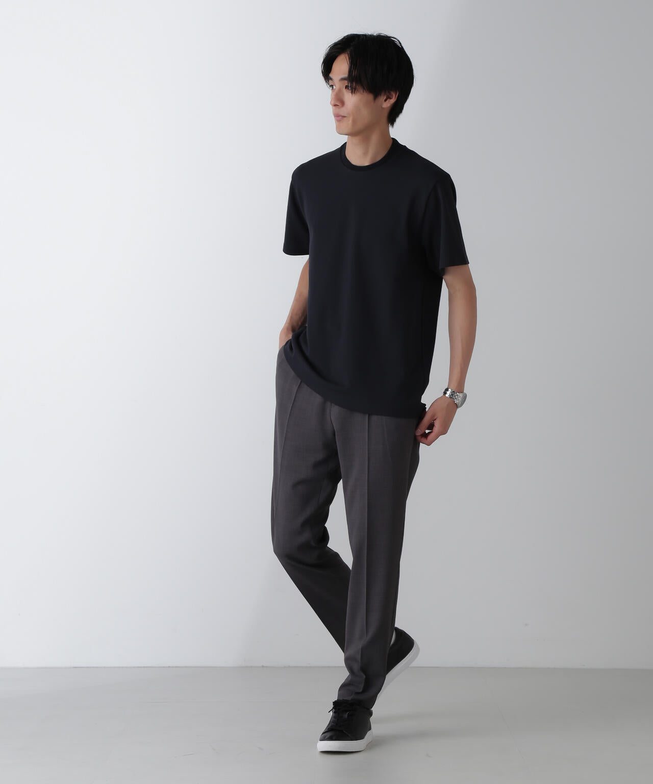 「N Tshirts」AQUARHYTHM(R)鹿の子ジャケT 半袖