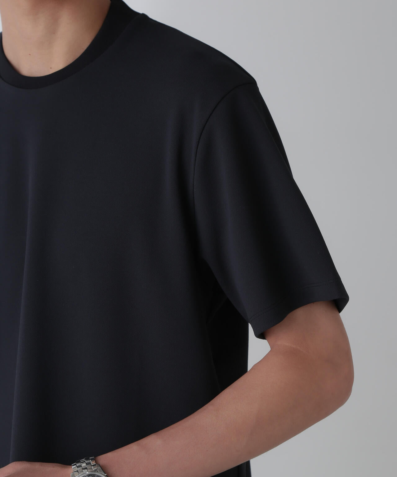 「N Tshirts」AQUARHYTHM(R)鹿の子ジャケT 半袖