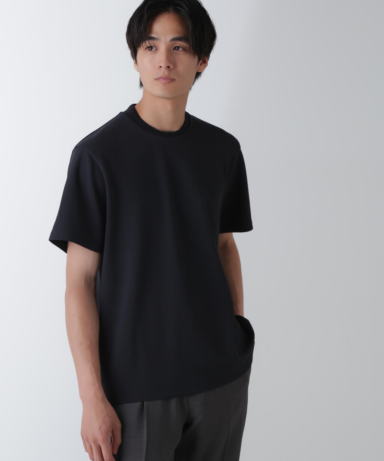 「N Tshirts」AQUARHYTHM(R)鹿の子ジャケT 半袖