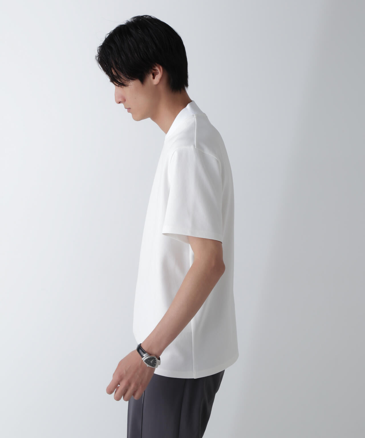 「N Tshirts」AQUARHYTHM(R)鹿の子ジャケT 半袖