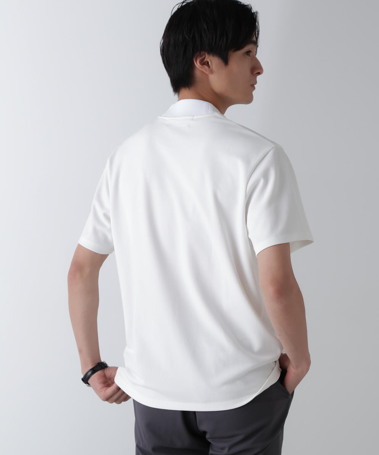 「N Tshirts」AQUARHYTHM(R)鹿の子ジャケT 半袖