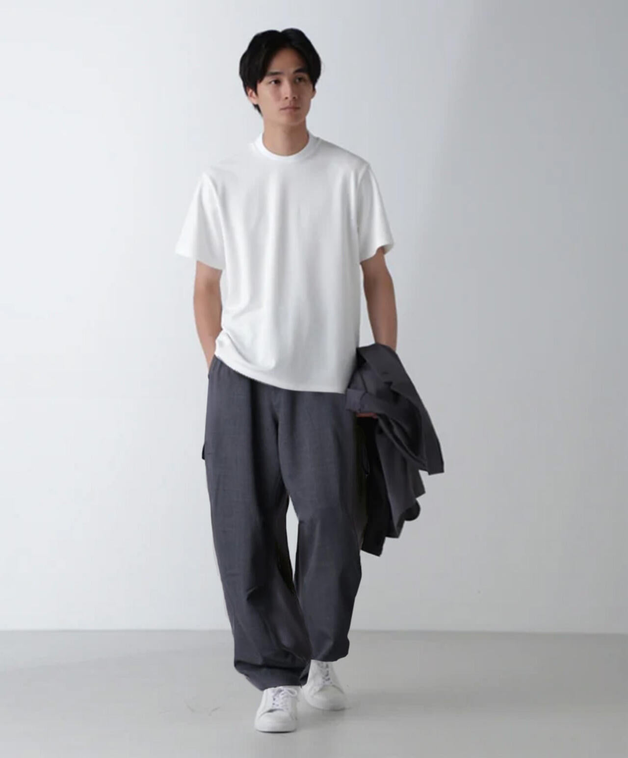 「N Tshirts」AQUARHYTHM(R)鹿の子ジャケT 半袖