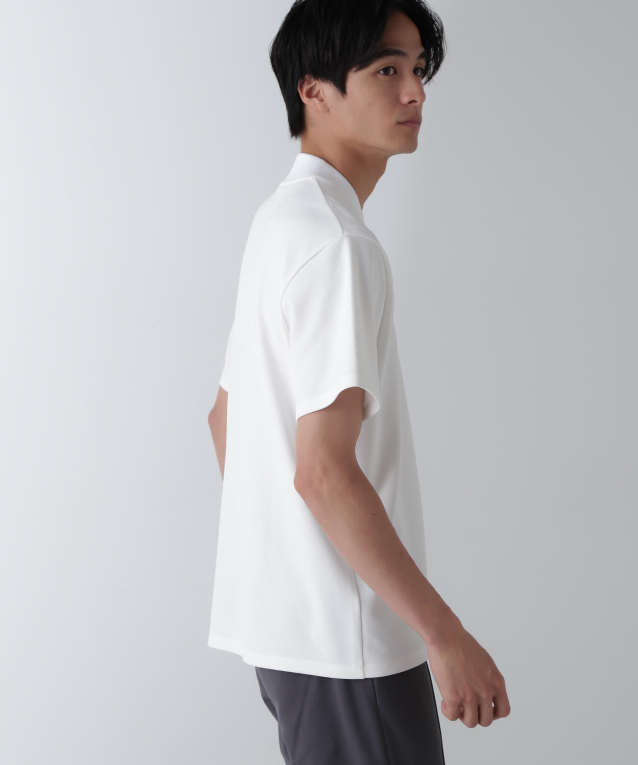「N Tshirts」AQUARHYTHM(R)鹿の子ジャケT 半袖