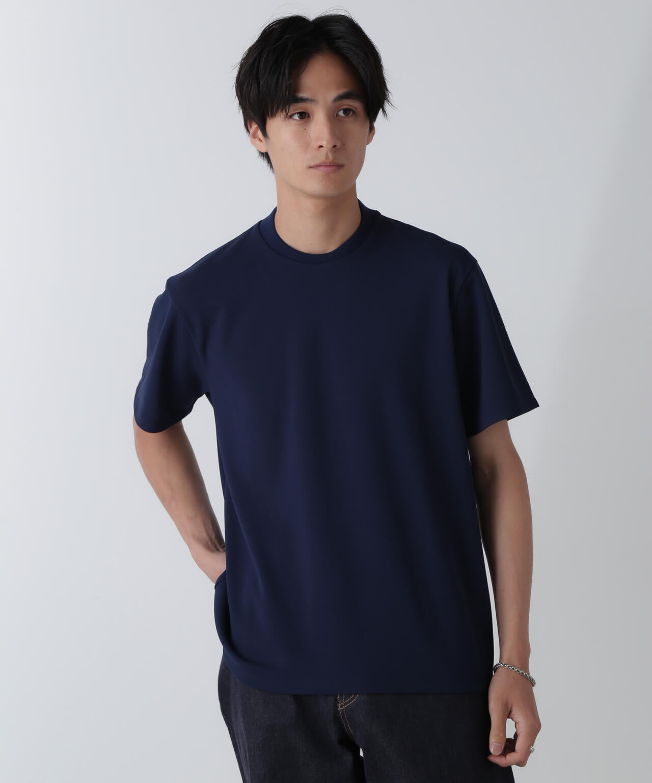 「N Tshirts」AQUARHYTHM(R)鹿の子ジャケT 半袖