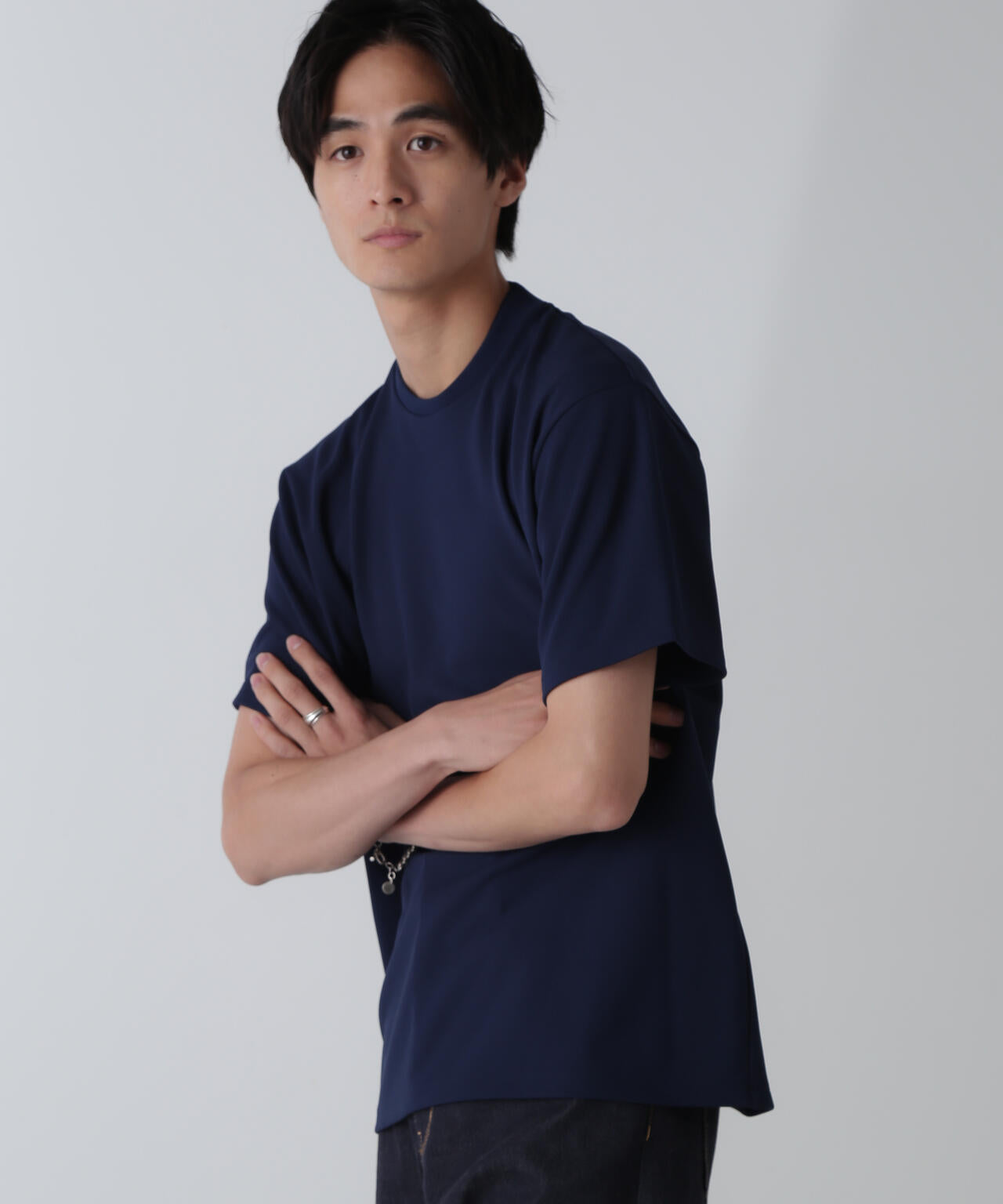 「N Tshirts」AQUARHYTHM(R)鹿の子ジャケT 半袖