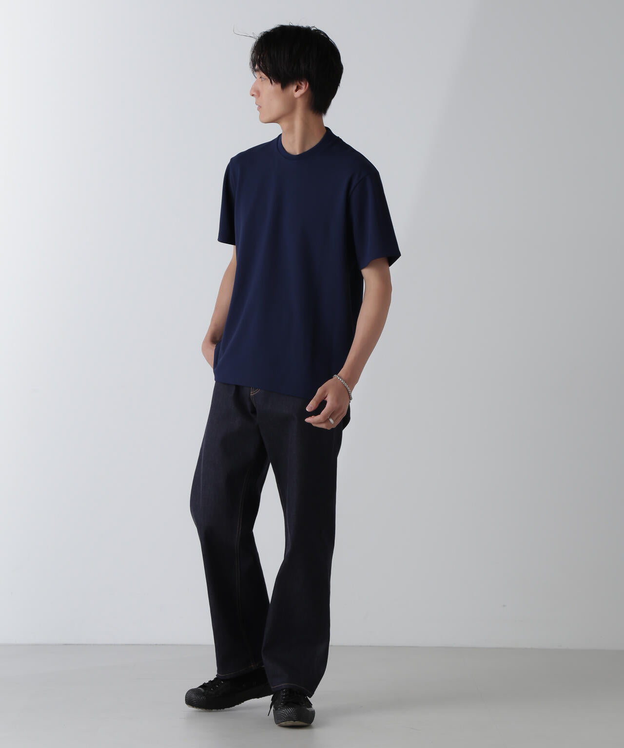 「N Tshirts」AQUARHYTHM(R)鹿の子ジャケT 半袖