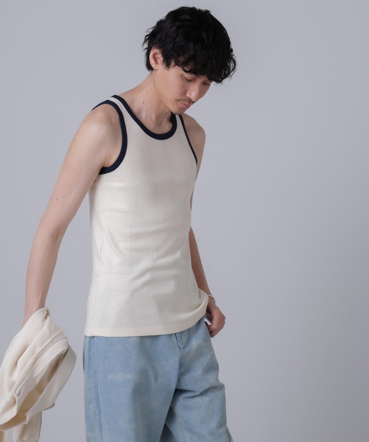 「NJ/CLUB」PARKSTOCK MILLER別注 パネルリブタンクトップ