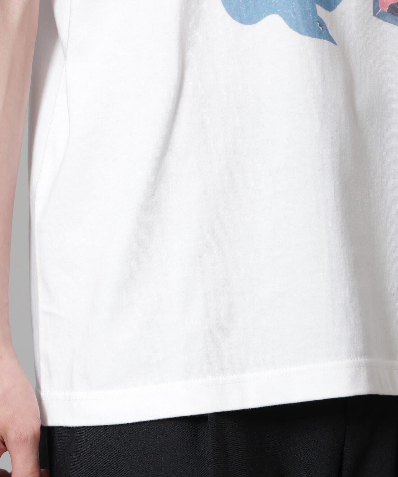 「Toyameg」modern academic FLOWER Tシャツ