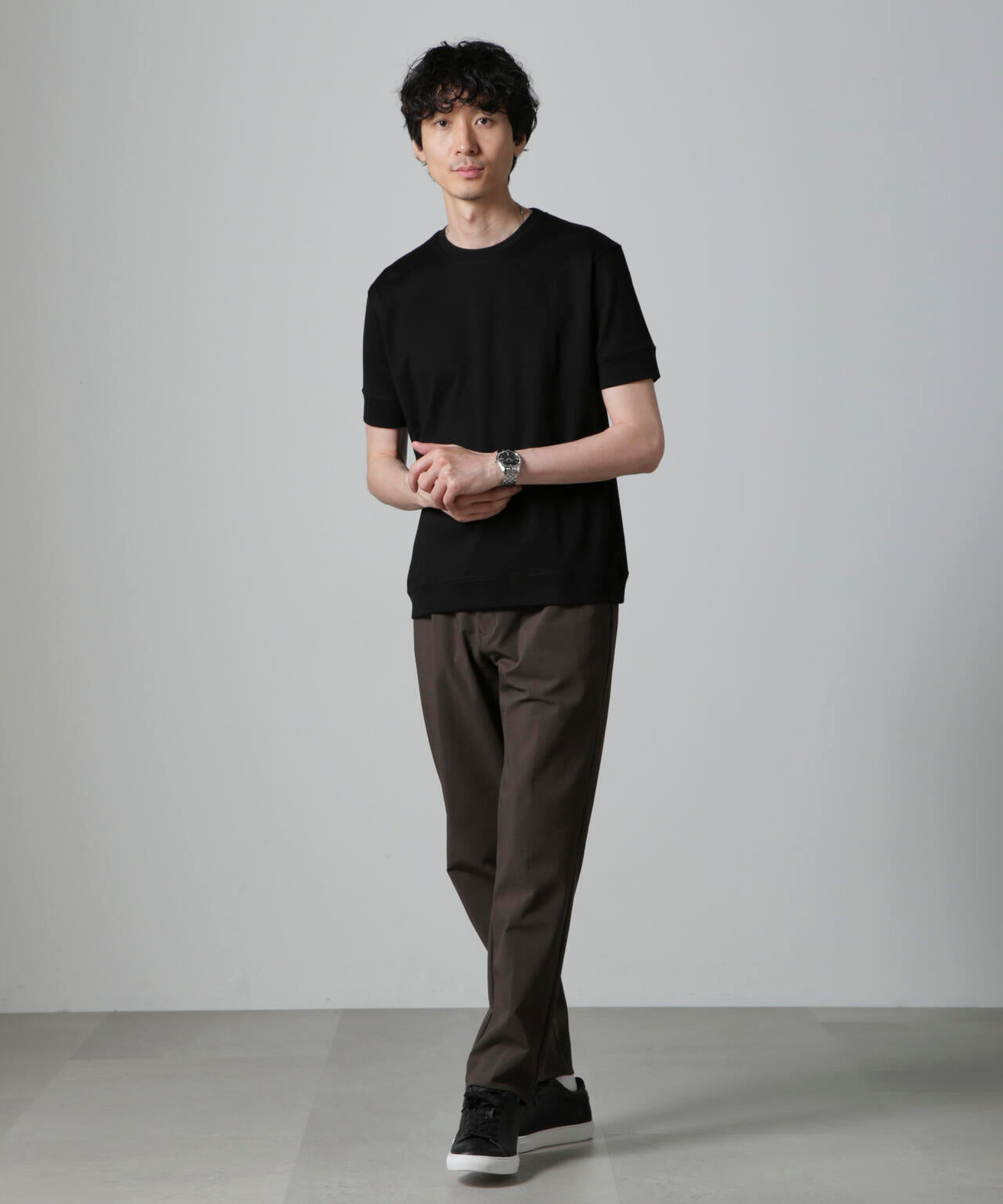 「FORMAL JERSEY」クルーネックカットソー半袖