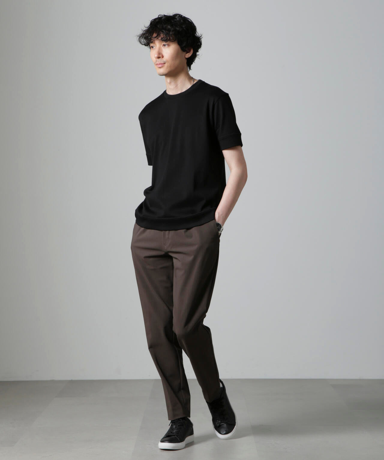 「FORMAL JERSEY」クルーネックカットソー半袖