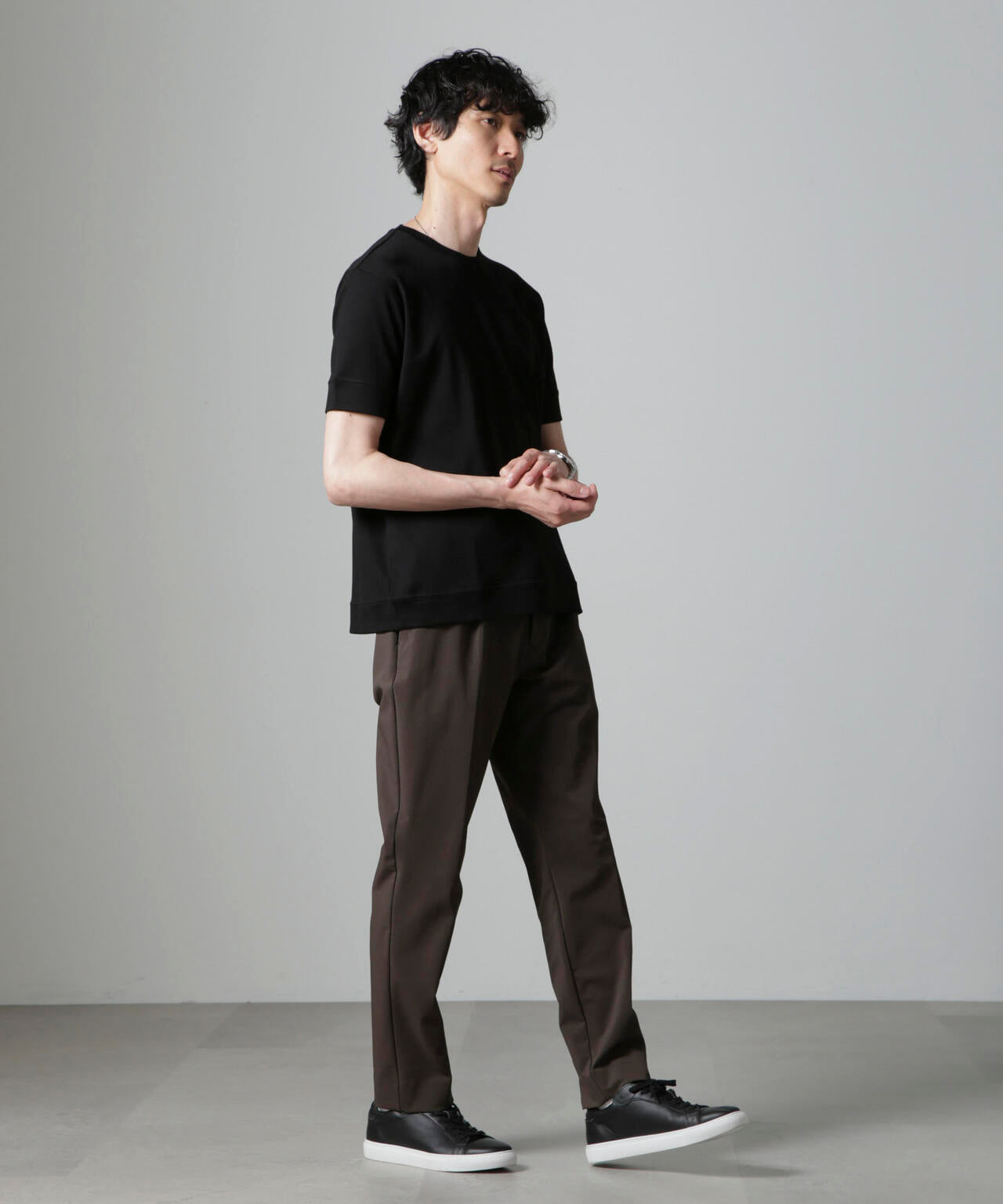 「FORMAL JERSEY」クルーネックカットソー半袖