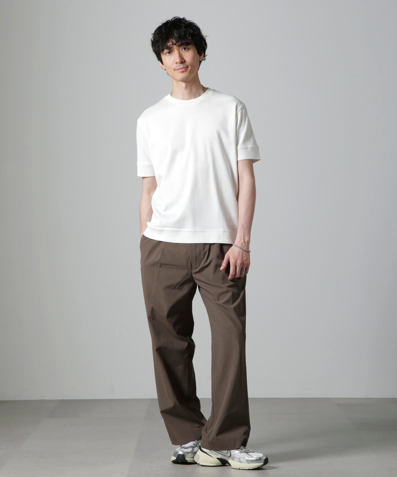 「FORMAL JERSEY」クルーネックカットソー半袖